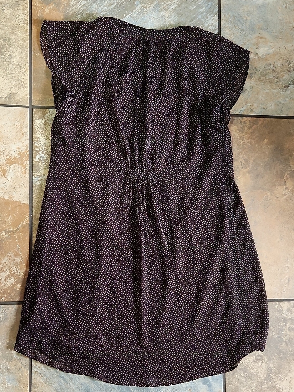 Soho Brown Dress with White Polka Dots - Picture 5 of 5